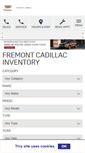 Mobile Screenshot of fremontcadillac.com